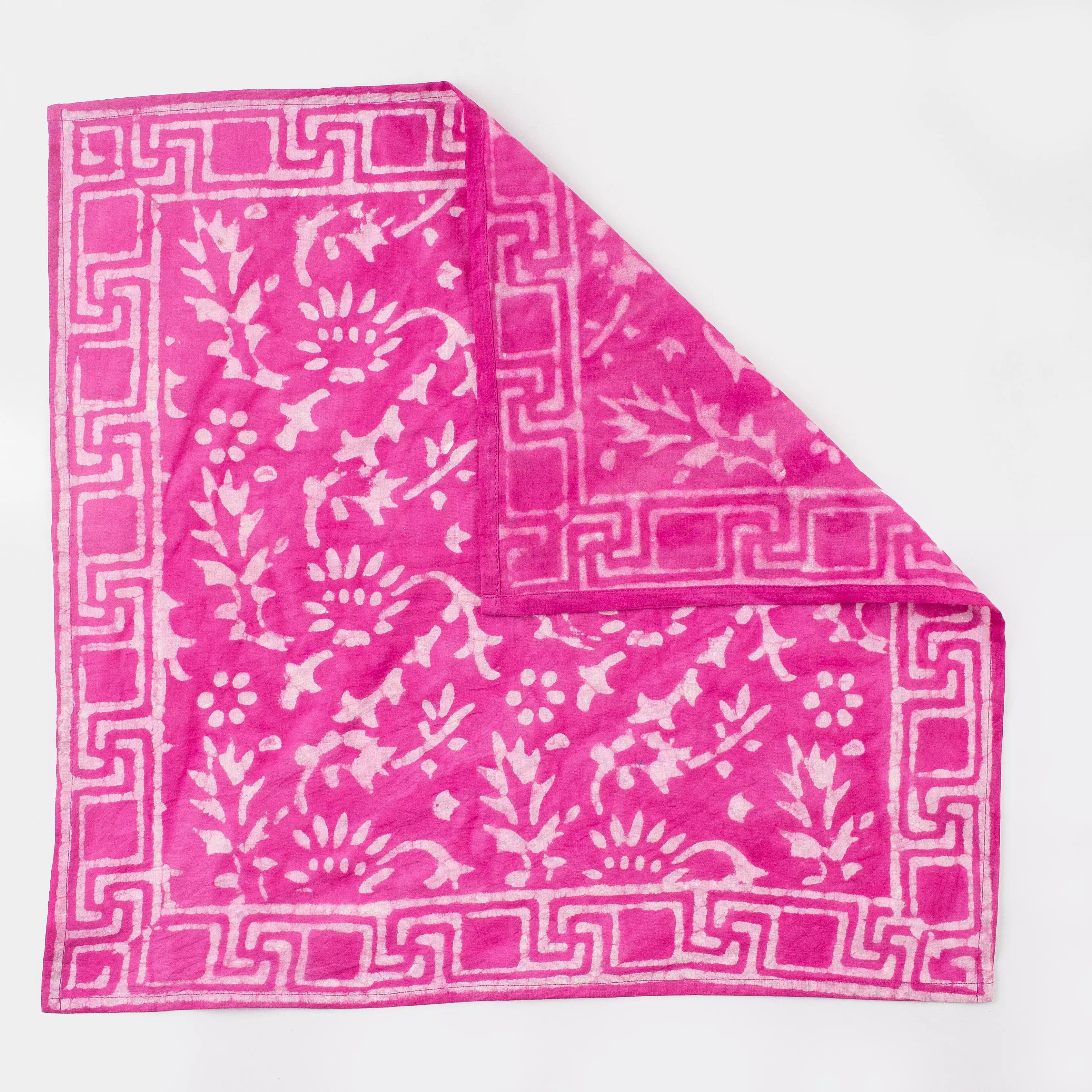 Unisex Hand Block Printed Soft Cotton Hair Bandana Cloth 620